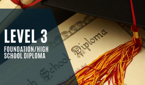 Level 3 – Foundation/High School Diploma
